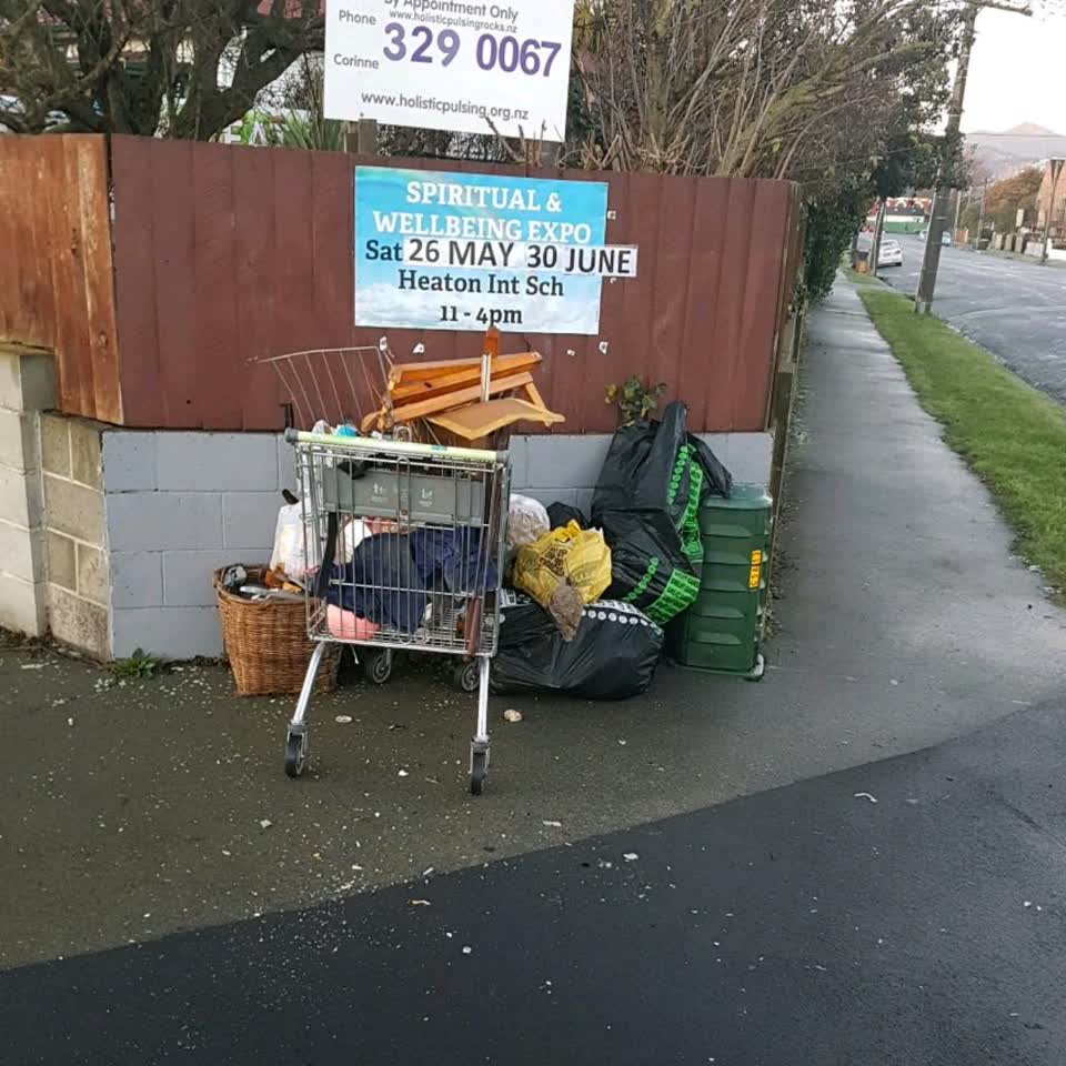 The photograph attached to this rubbish/recycling report