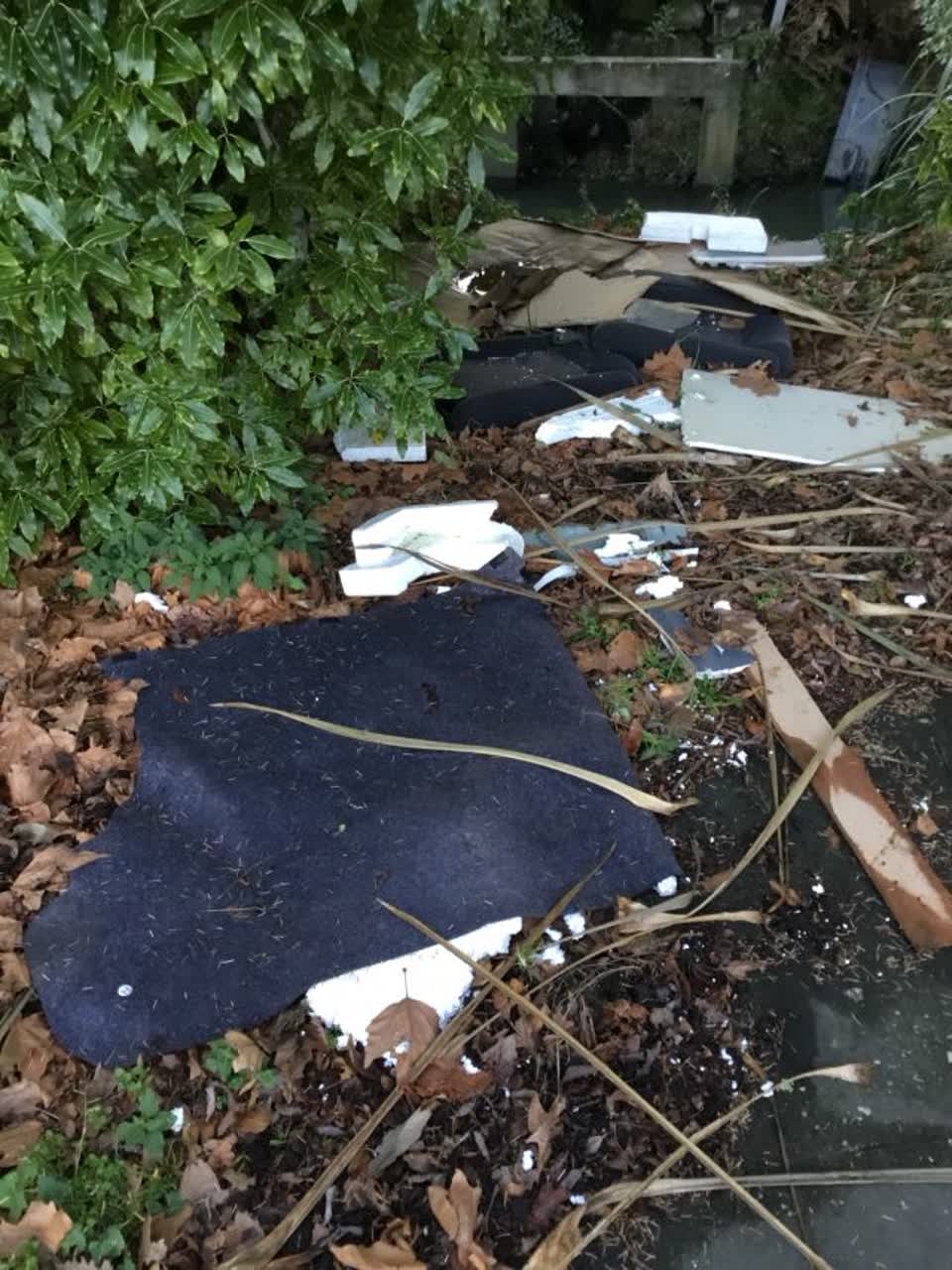 The photograph attached to this rubbish/recycling report