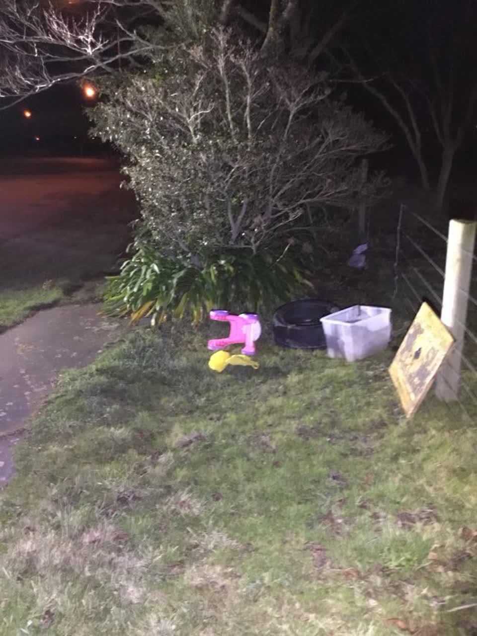 The photograph attached to this rubbish/recycling report