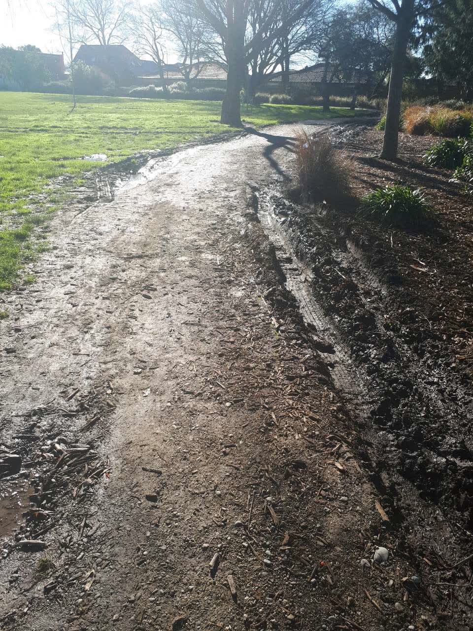 The photograph attached to this parks report
