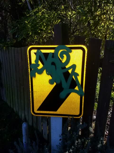Graffiti, a report photo