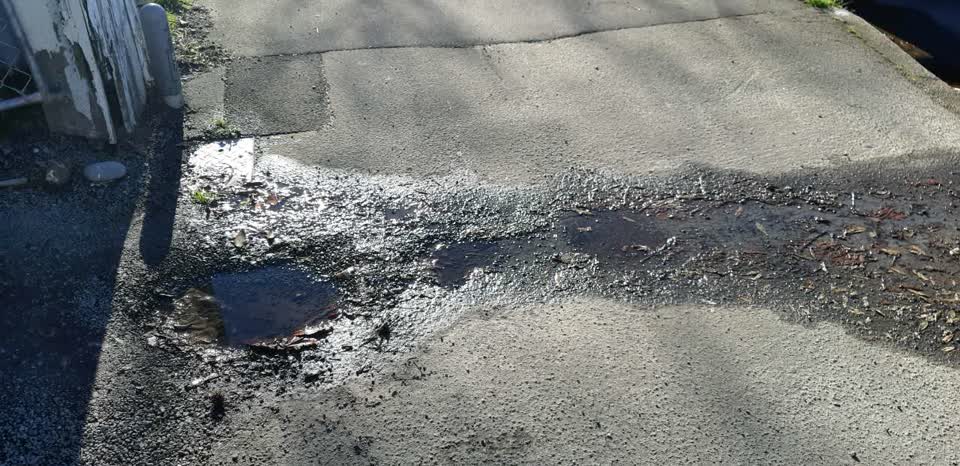 The photograph attached to this water supply report