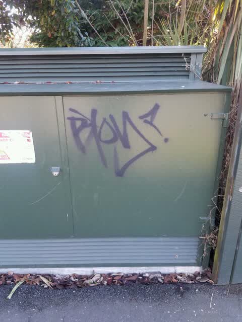 Graffiti, a report photo