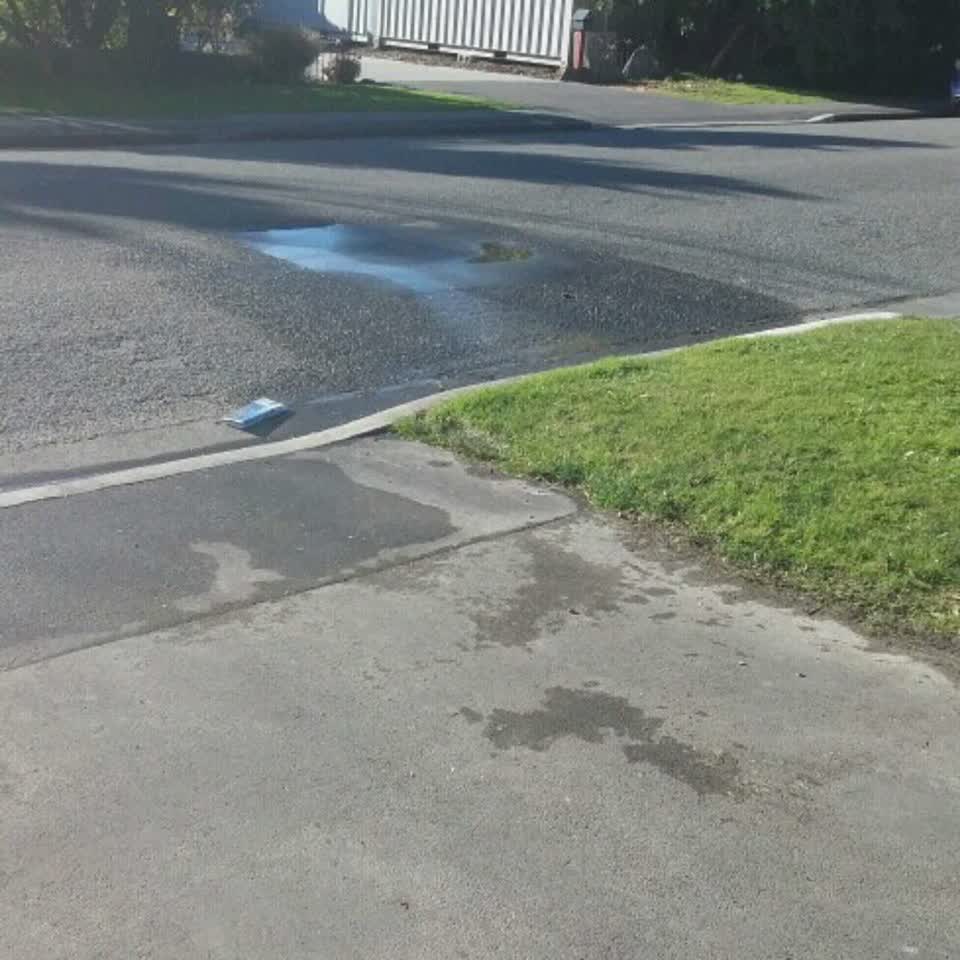 The photograph attached to this water supply report