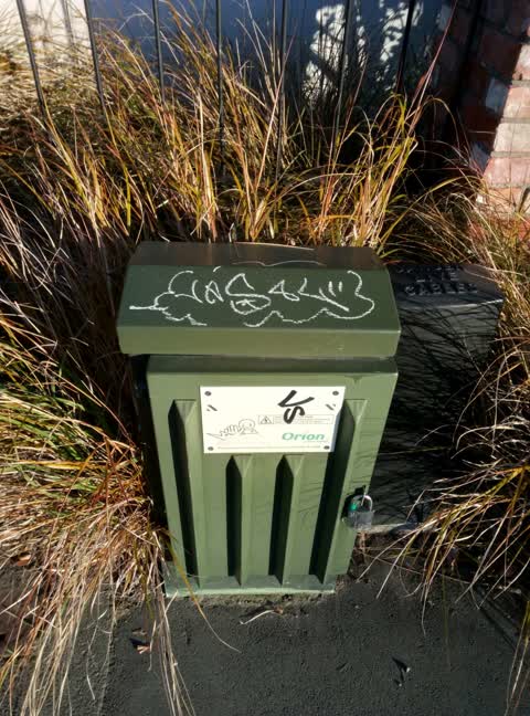 Graffiti, a report photo