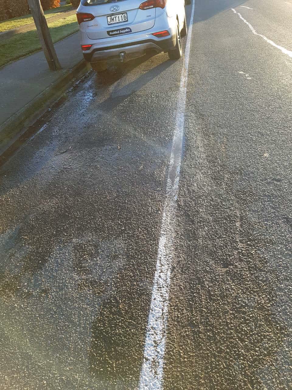 The photograph attached to this water supply report