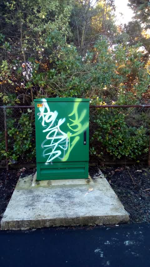 Graffiti, a report photo