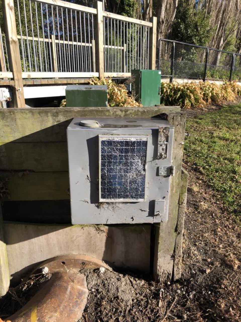 The photograph attached to this wastewater/stormwater report