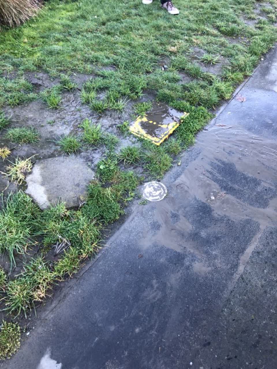 The photograph attached to this water supply report