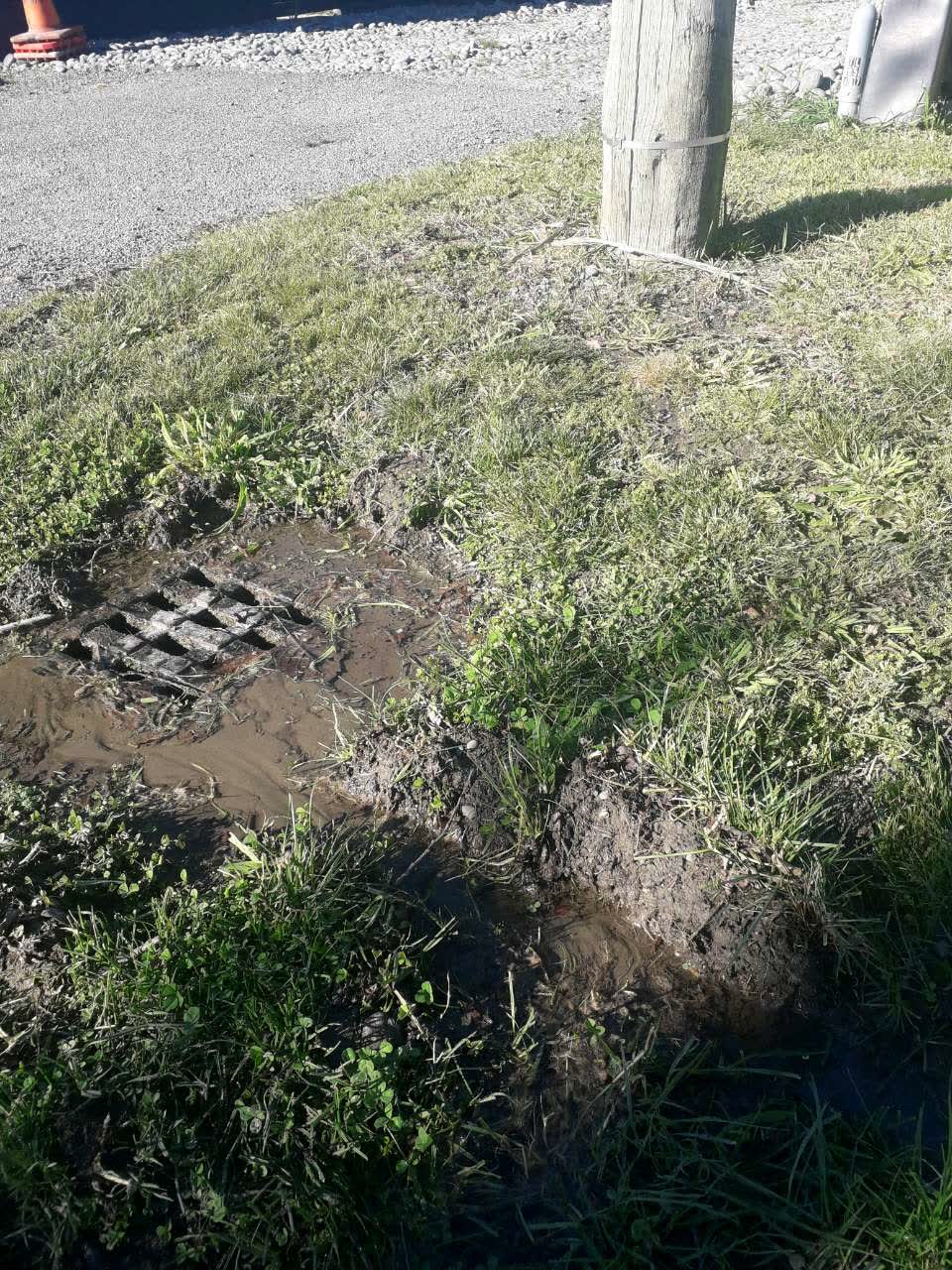 The photograph attached to this water supply report