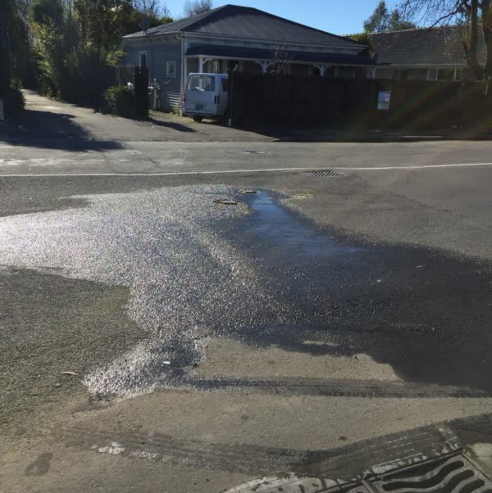 The photograph attached to this water supply report