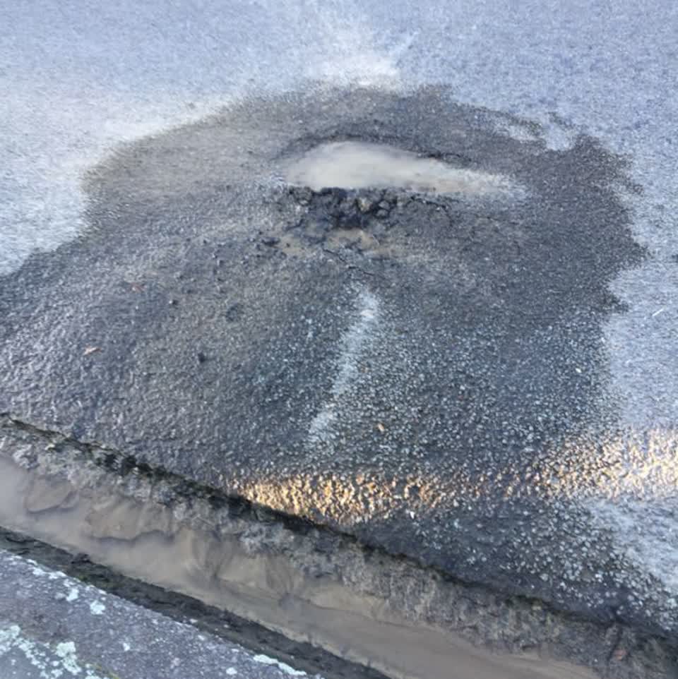 The photograph attached to this wastewater/stormwater report