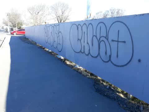 Graffiti, a report photo