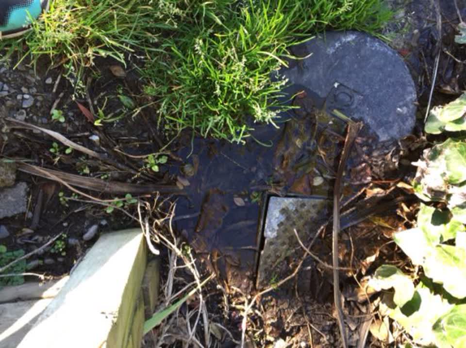 The photograph attached to this water supply report