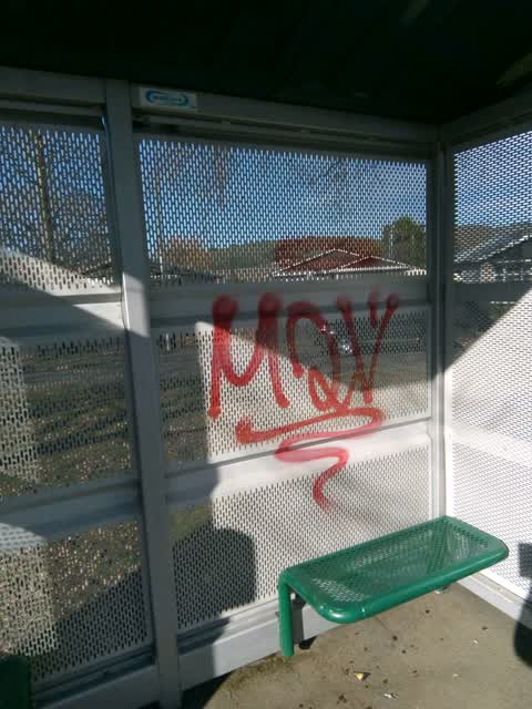Graffiti, a report photo