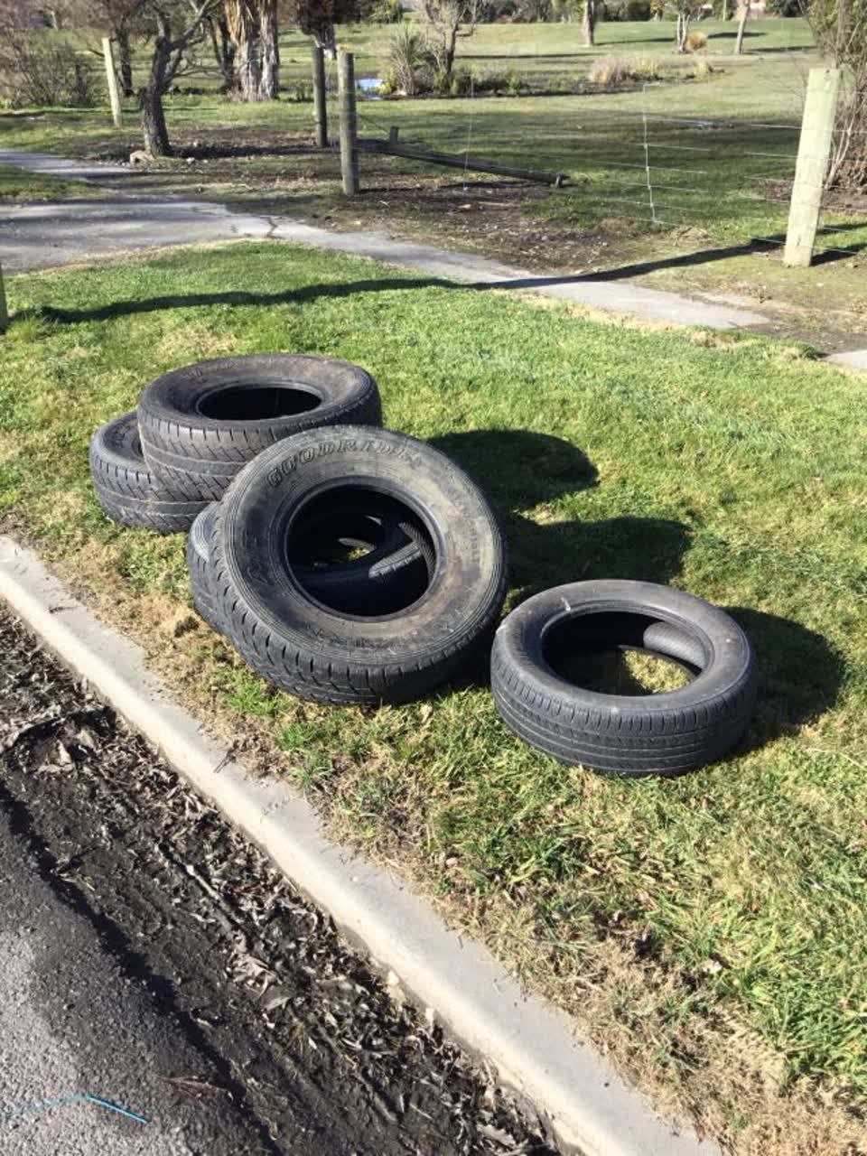 The photograph attached to this rubbish/recycling report