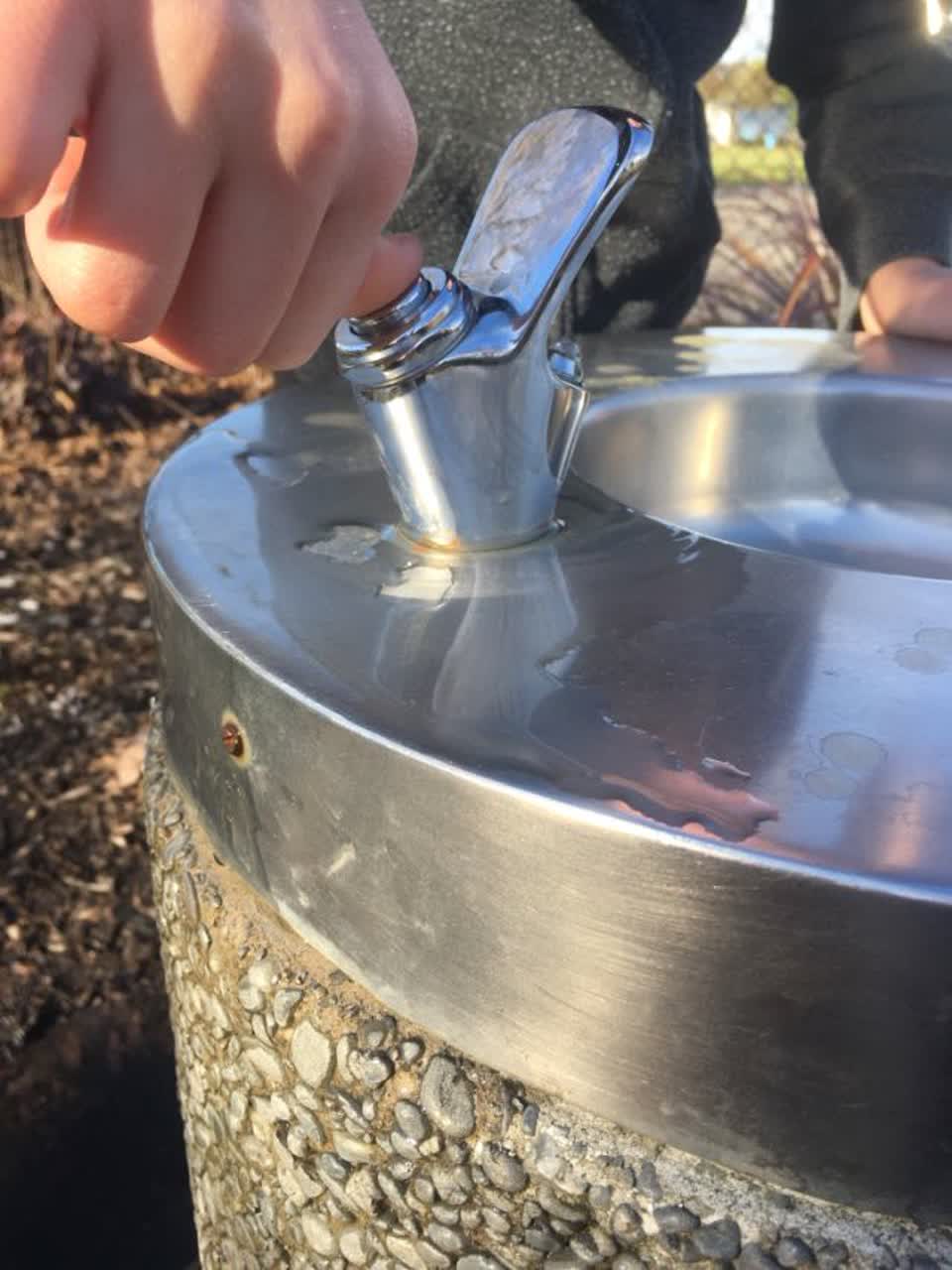 The photograph attached to this water supply report