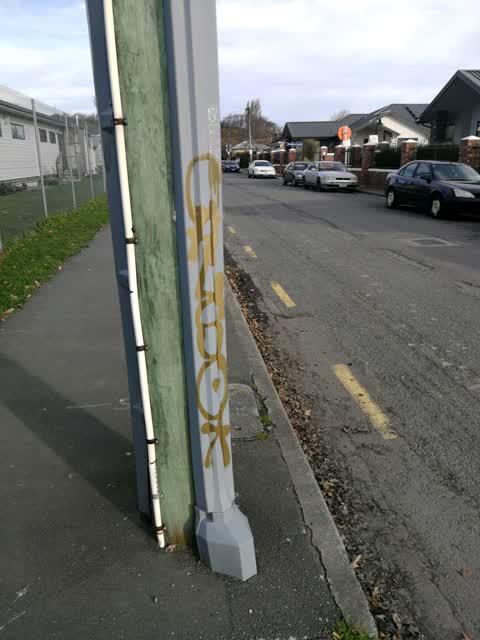 Graffiti, a report photo