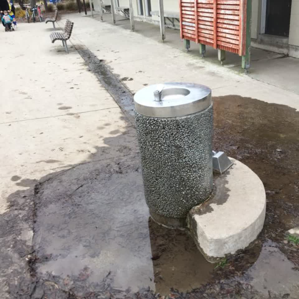 The photograph attached to this wastewater/stormwater report