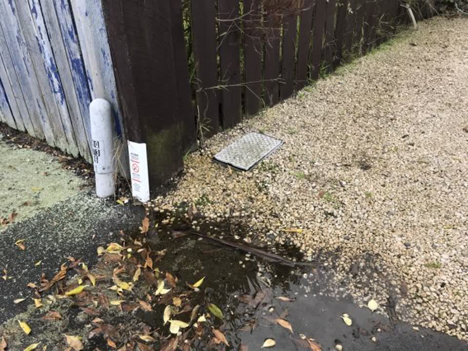 The photograph attached to this water supply report