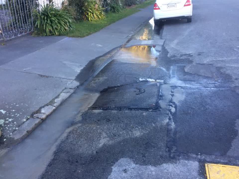 The photograph attached to this water supply report