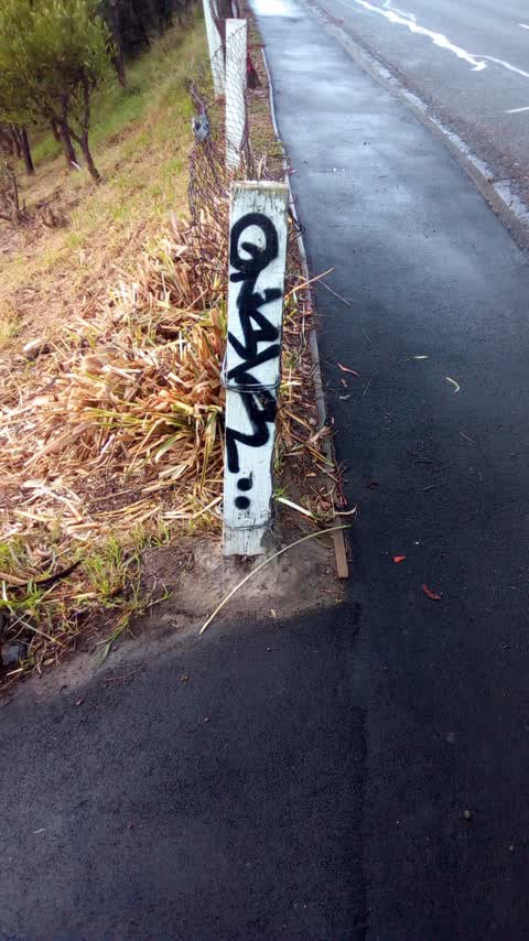 Graffiti, a report photo