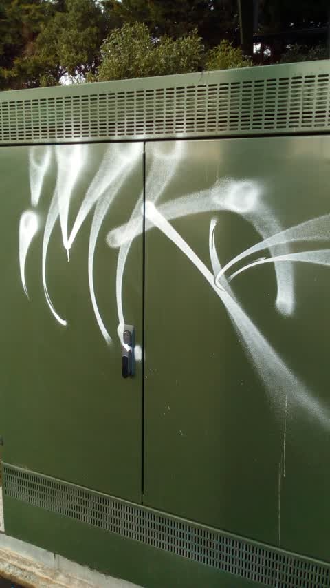 Graffiti, a report photo