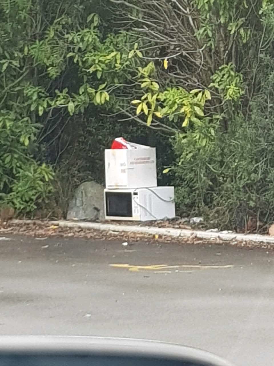 The photograph attached to this rubbish/recycling report