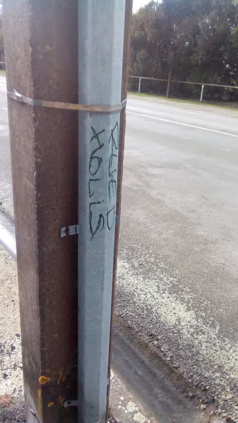 Graffiti, a report photo