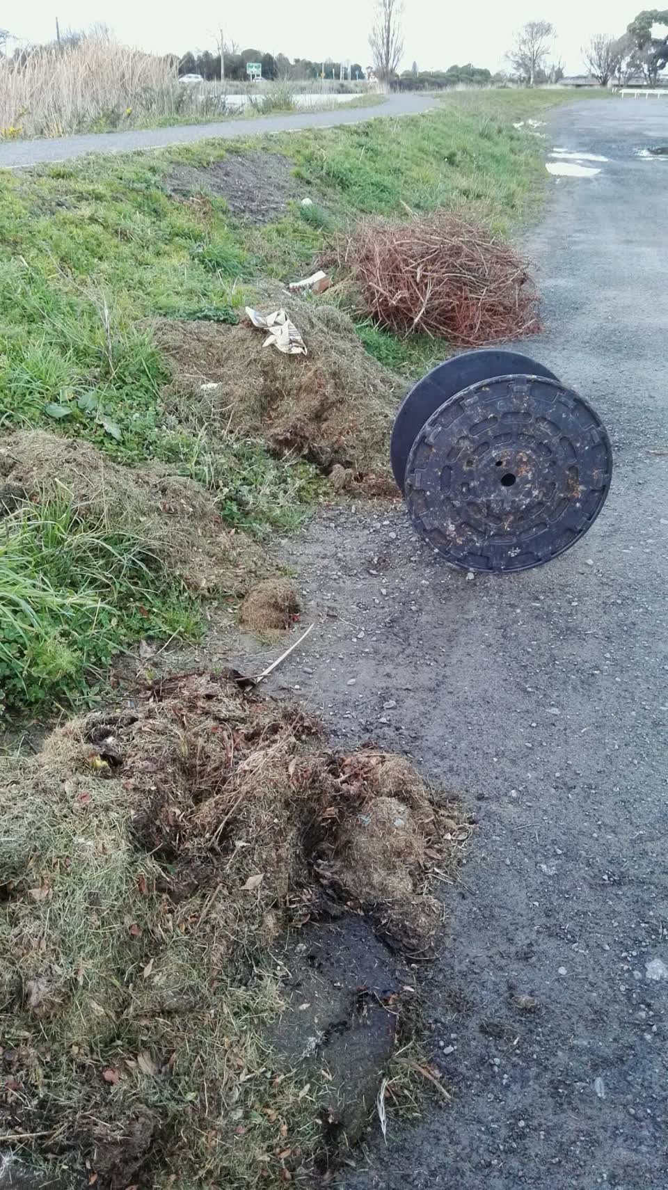 The photograph attached to this rubbish/recycling report