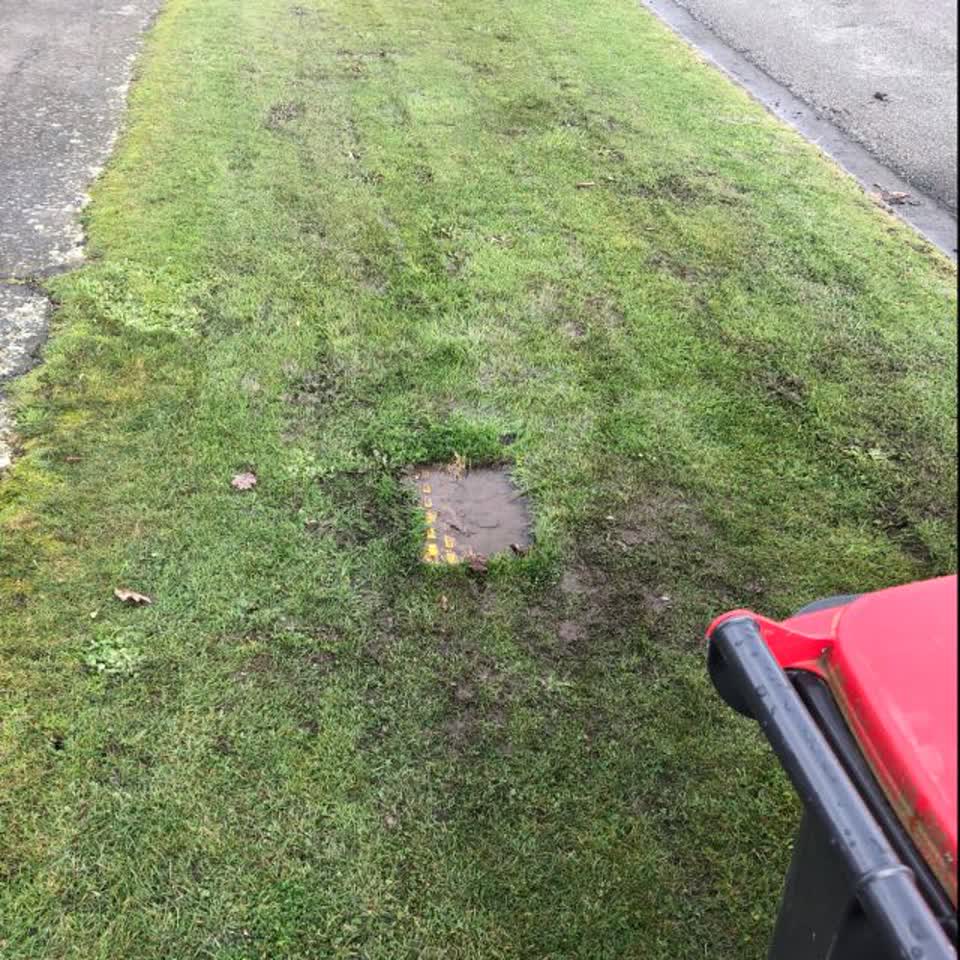 The photograph attached to this wastewater/stormwater report