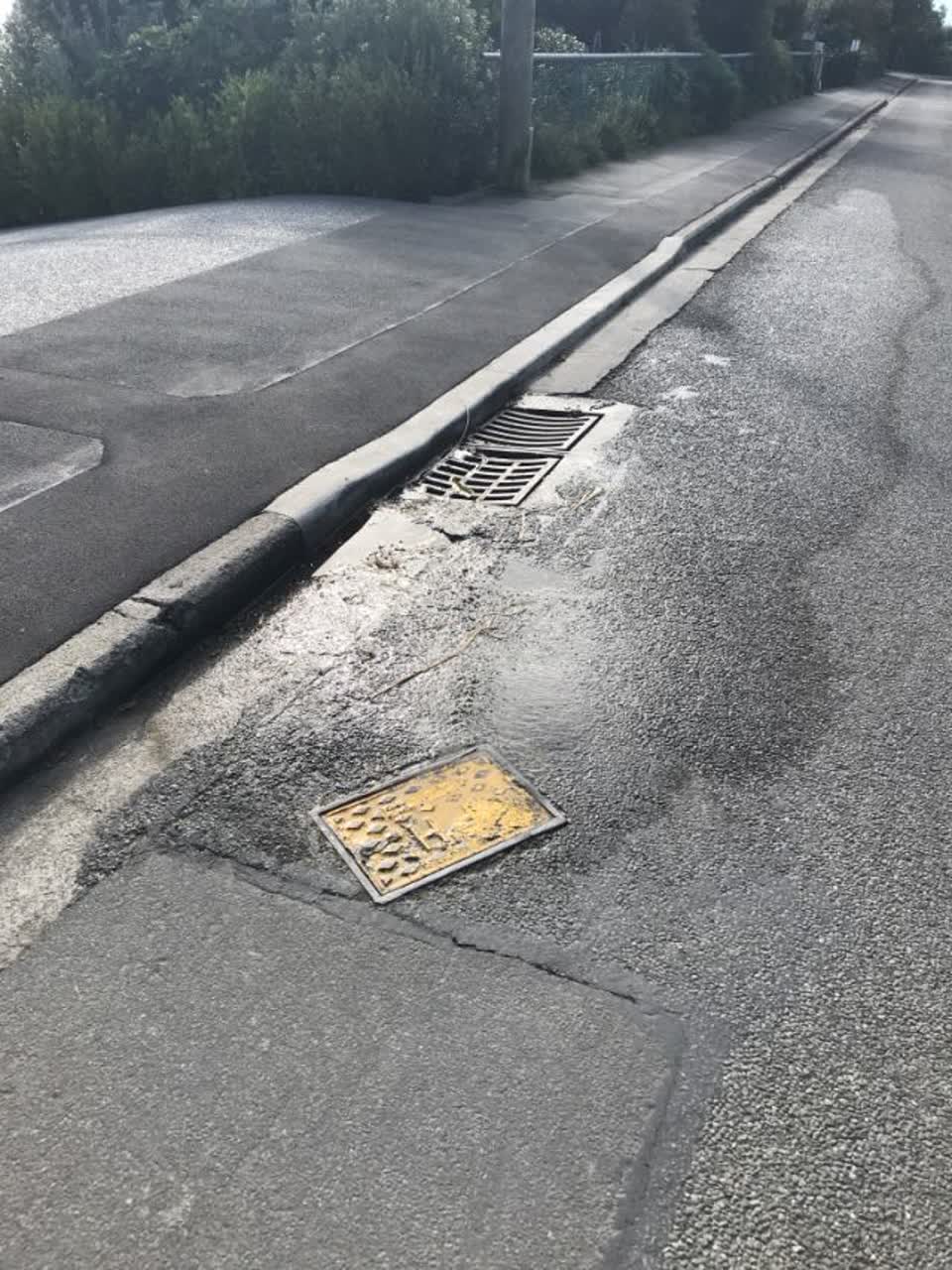 The photograph attached to this wastewater/stormwater report