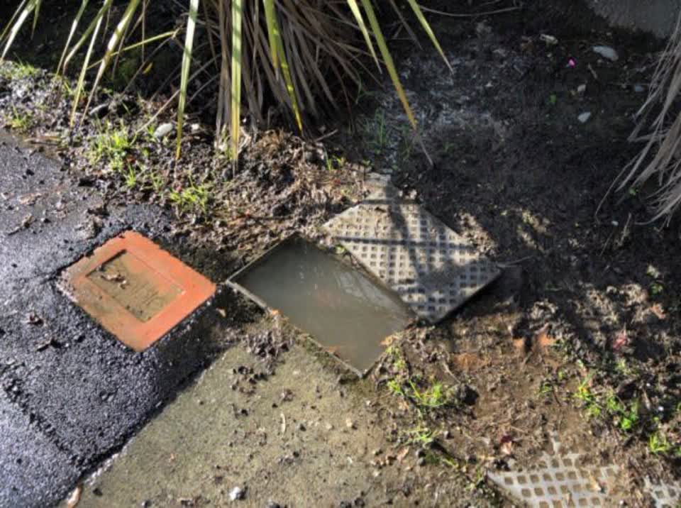 The photograph attached to this water supply report