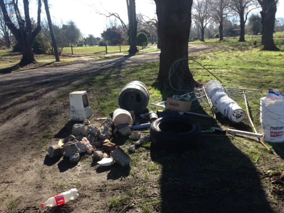 The photograph attached to this parks report