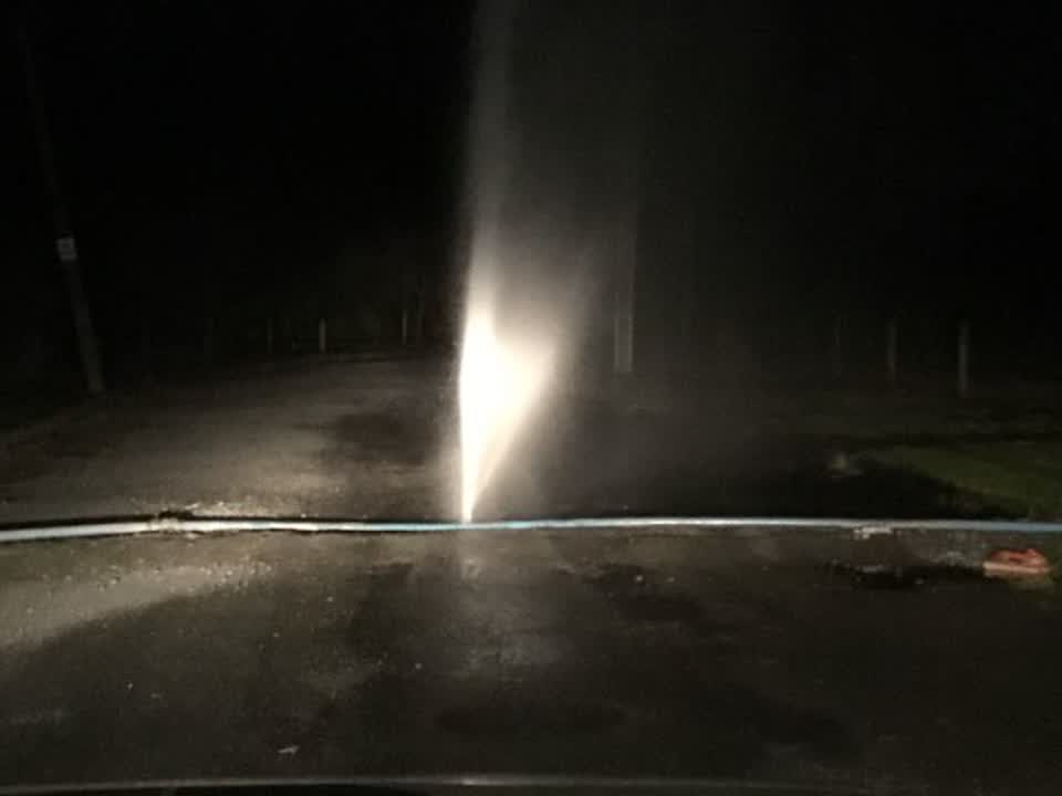 The photograph attached to this water supply report