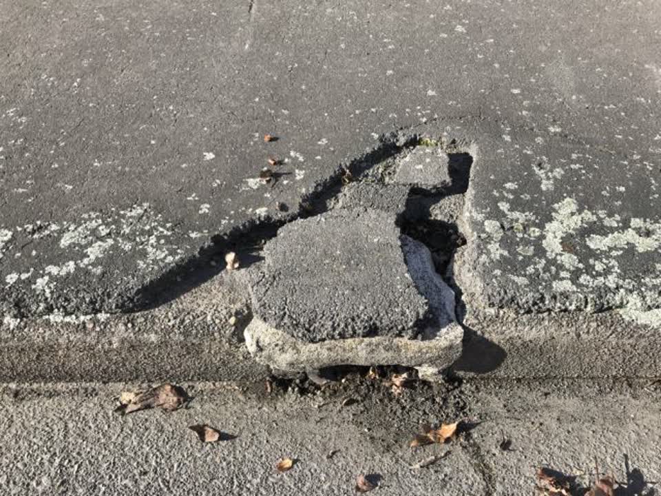 The photograph attached to this wastewater/stormwater report