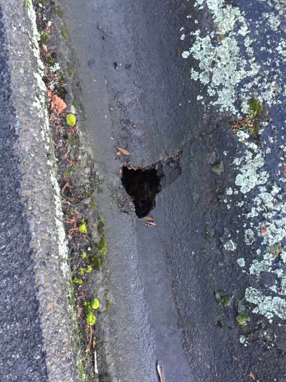 The photograph attached to this wastewater/stormwater report