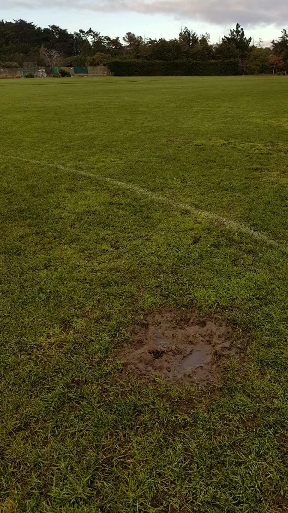 The photograph attached to this wastewater/stormwater report