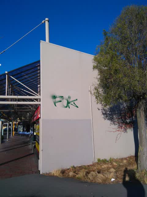 Graffiti, a report photo
