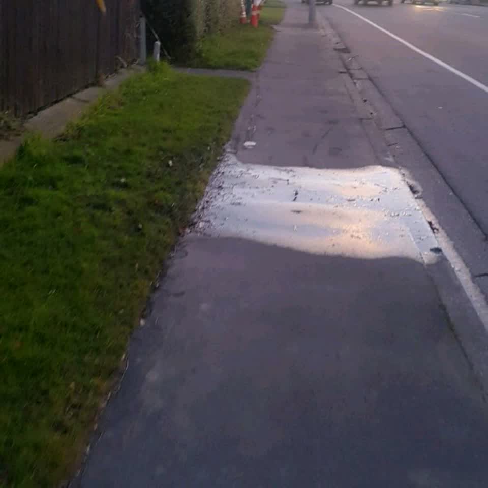 The photograph attached to this water supply report