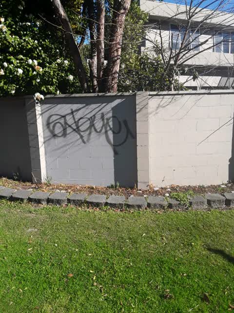 Graffiti, a report photo