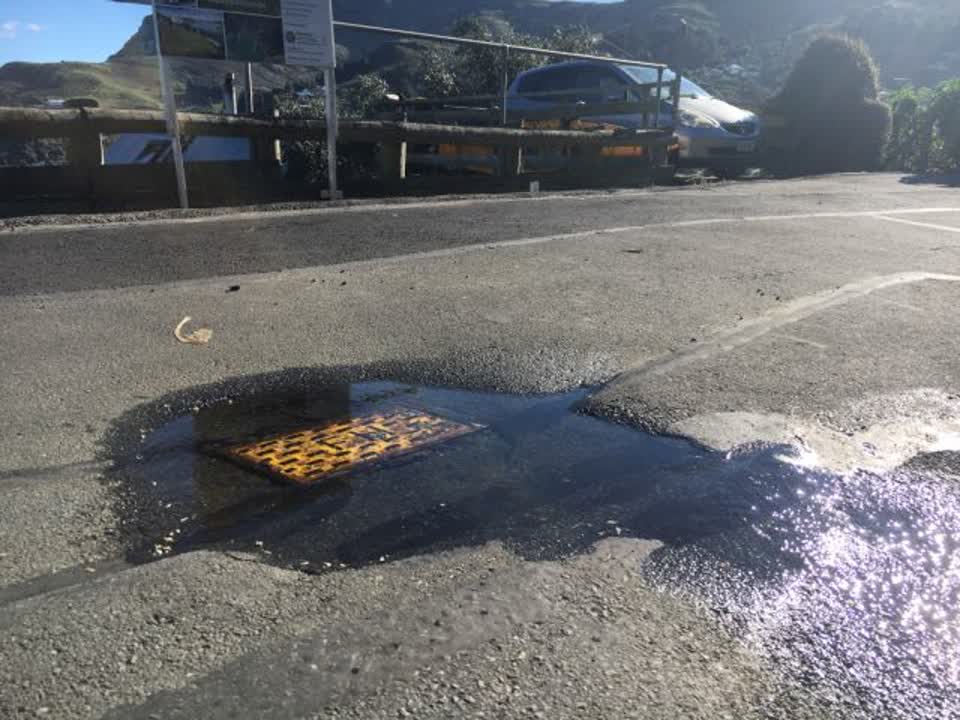 The photograph attached to this water supply report