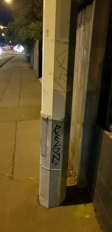 Graffiti, a report photo