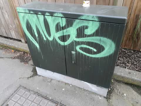 Graffiti, a report photo