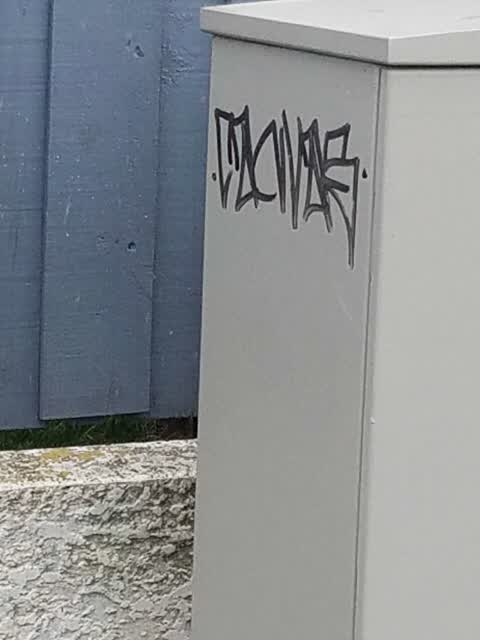 Graffiti, a report photo