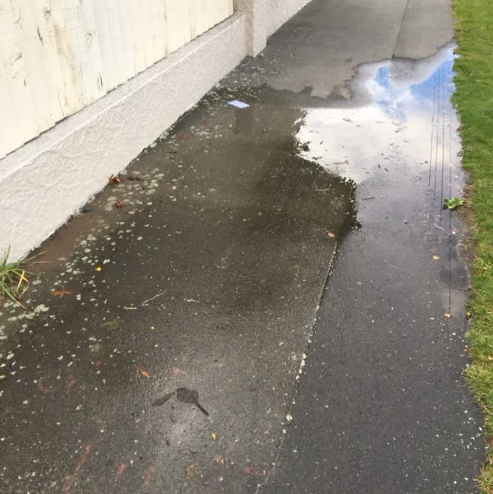 The photograph attached to this water supply report