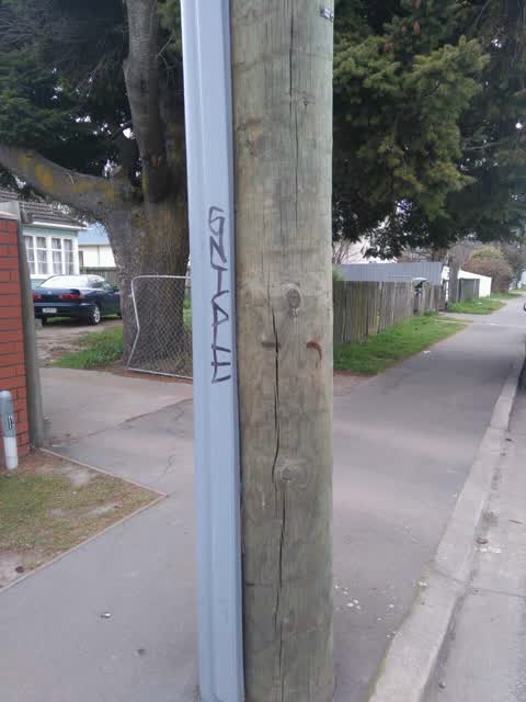 Graffiti, a report photo