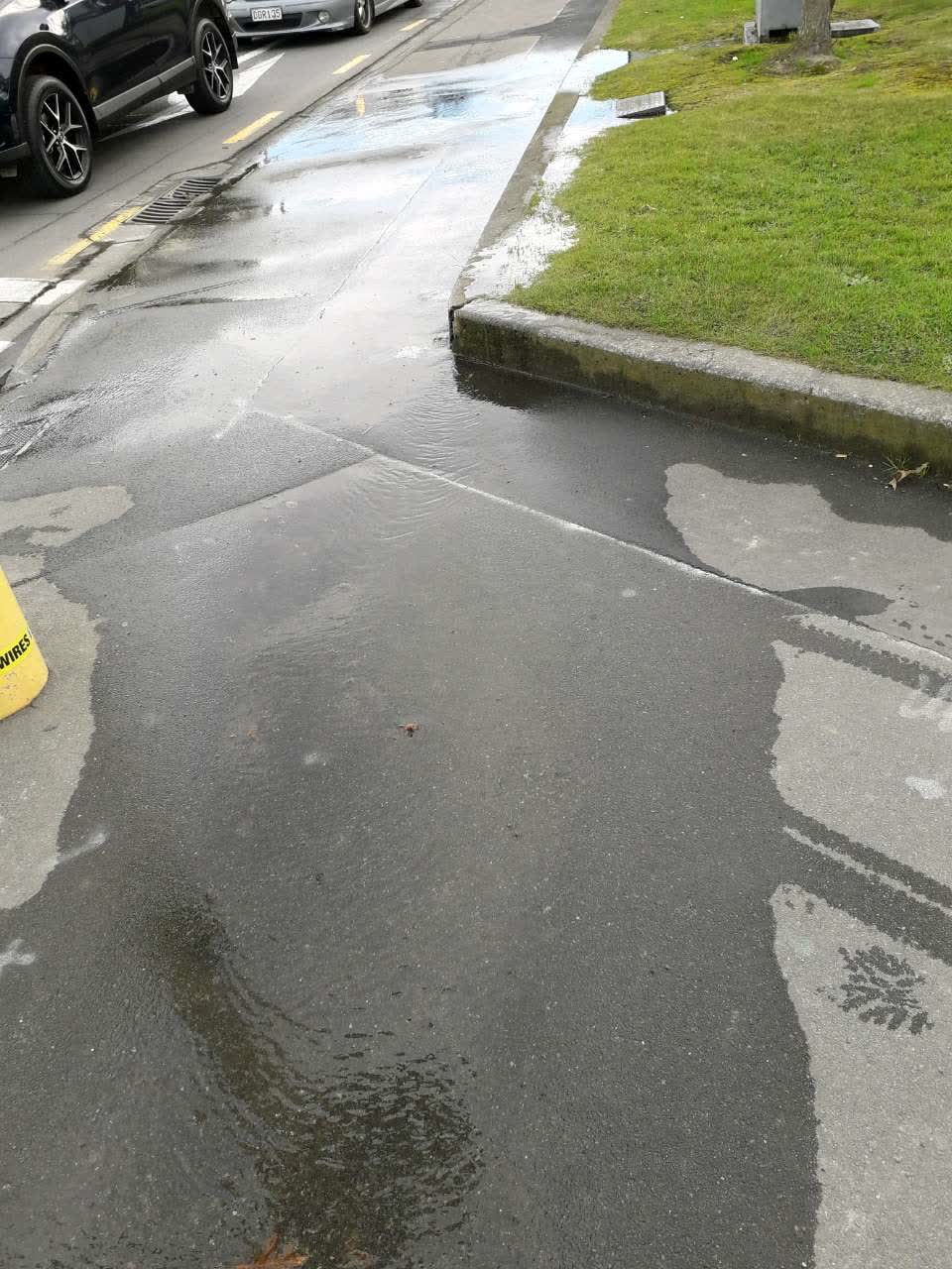 The photograph attached to this wastewater/stormwater report