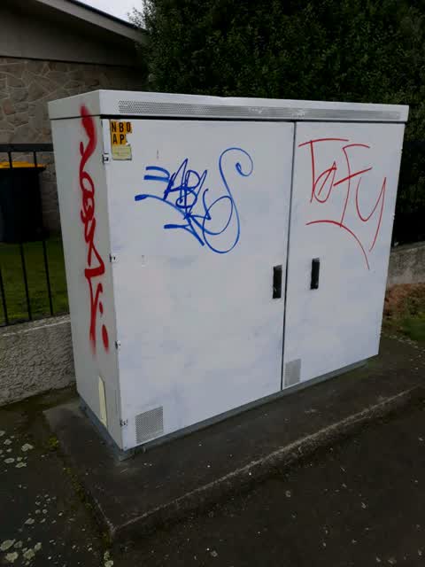 Graffiti, a report photo