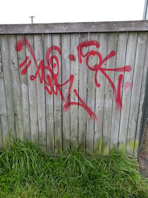Graffiti, a report photo